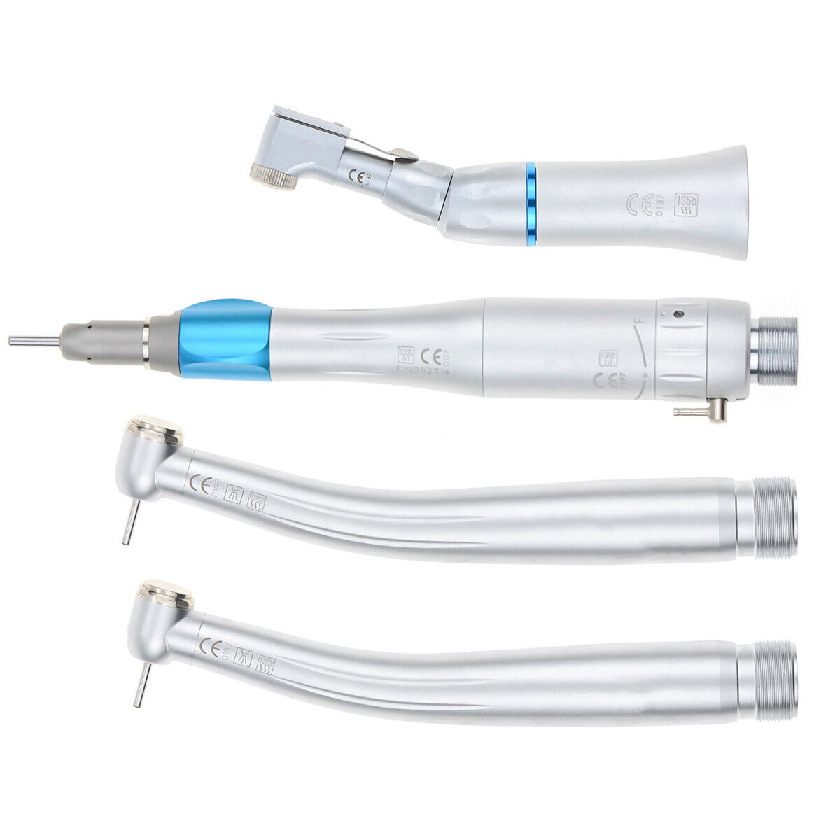 Dental High and Low Speed Handpiece Kit Push Button Type with Air Motor 2 Holes